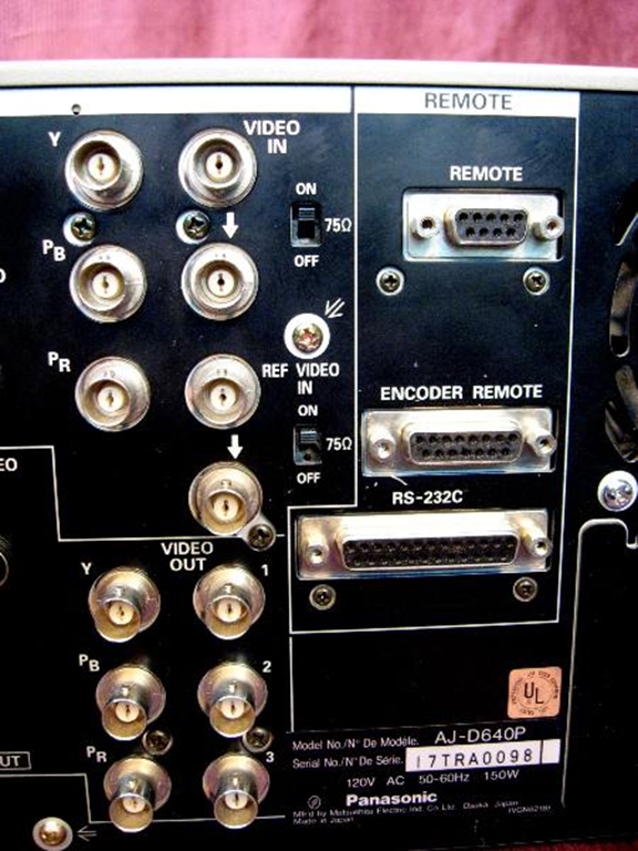 Picture of Panasonic AJ-D640P DVC Deck