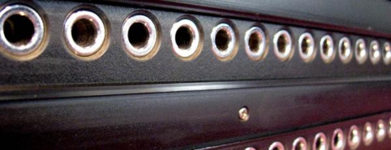 Picture of Audio Accessories 52 point 1/4'' LongFrame balanced patch panels, Reduced Prices!