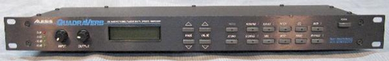 Picture of Alesis Quadraverb multi-effects processor. sn QV1122440.