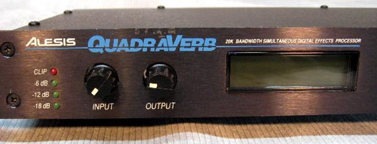 Picture of Alesis Quadraverb multi-effects processor. sn QV1122440.