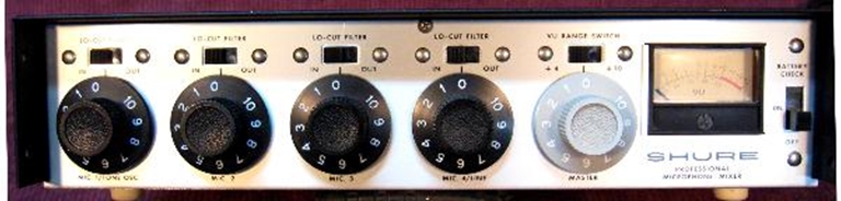 Picture of Shure M67 4x1 mic/line mixer