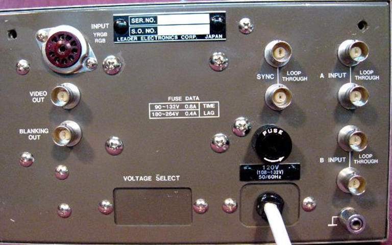 Picture of Leader LBO5860H Portable Wave Form Monitor