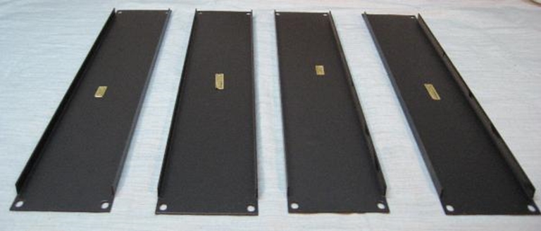 Picture of Rack Blank 2RU, Solid, Black