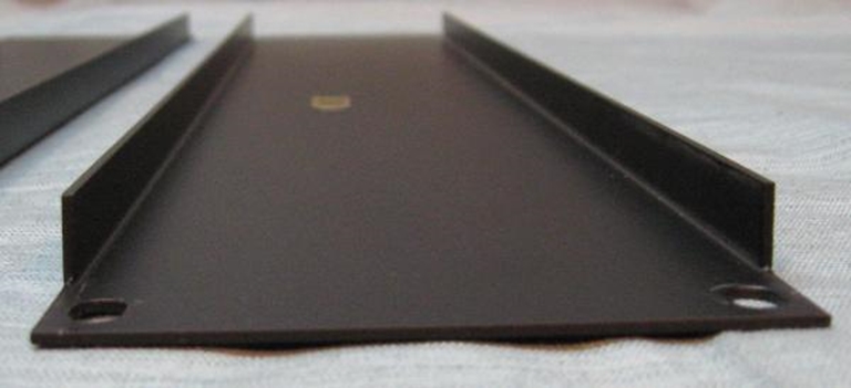 Picture of Rack Blank 2RU, Solid, Black