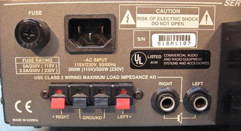 Picture of Samson Servo 150 Power Amplifier