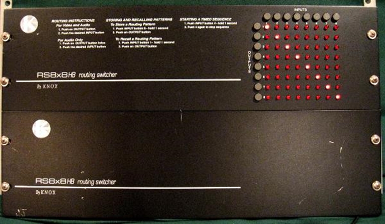 Picture of Knox Video Model RS8x8 HB Router