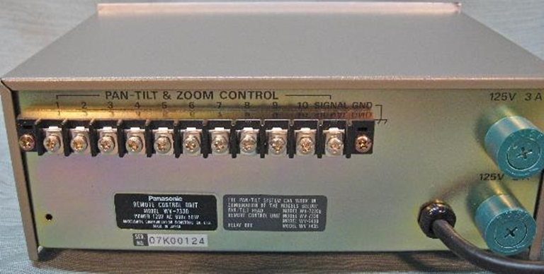 Picture of Panasonic WV-7330 Remote Control Unit #2