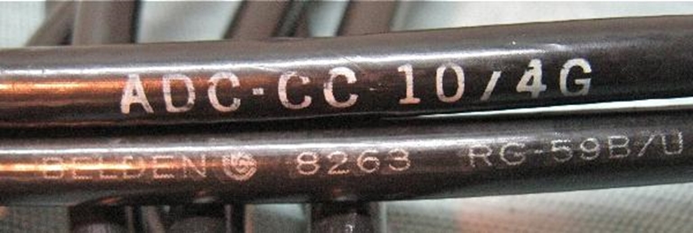 Picture of ADC Video Patch Cords 2', STD WECO size.