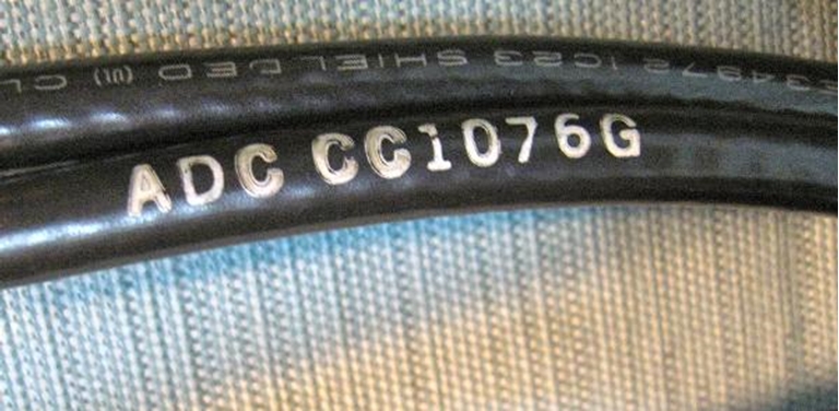 Picture of ADC CC1076 Video Patch Cords 3' 