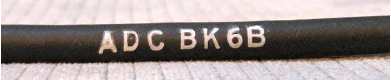 Picture of ADC 6', Black TT (Bantam) Nickel Patch Cable