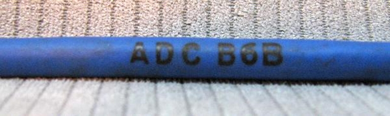 Picture of ADC 6', Blue TT (Bantam) Nickel Patch Cable