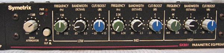 Picture of Symetrix SX201 (Pair) Parametric EQ