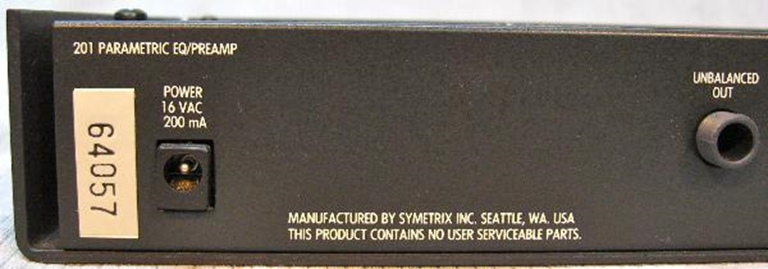 Picture of Symetrix SX201 (Pair) Parametric EQ