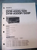 Picture of Sony DVW-A500/500/A500P/500P Operation Manual 1st Edition (Revised 4)