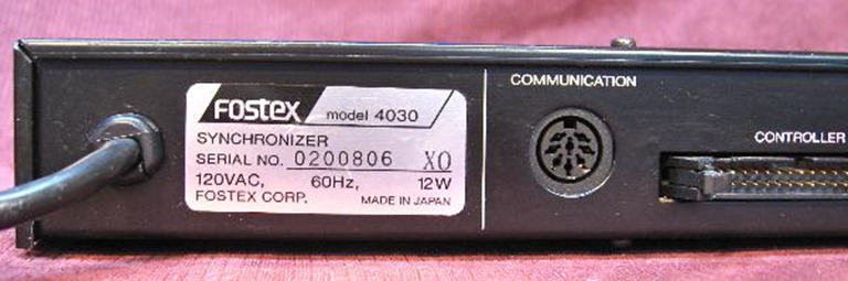 Picture of Fostex 4030 Synchronizer