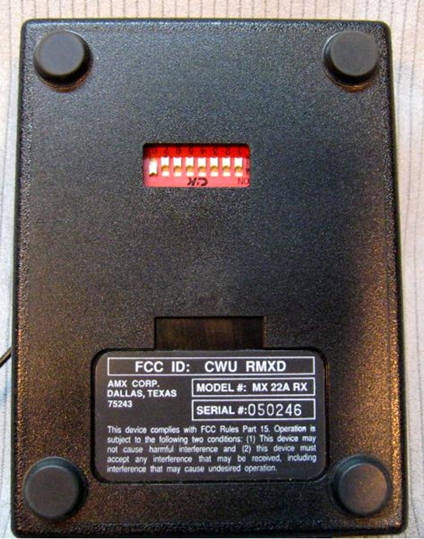 Picture of AMX MX22AT Remote Control 