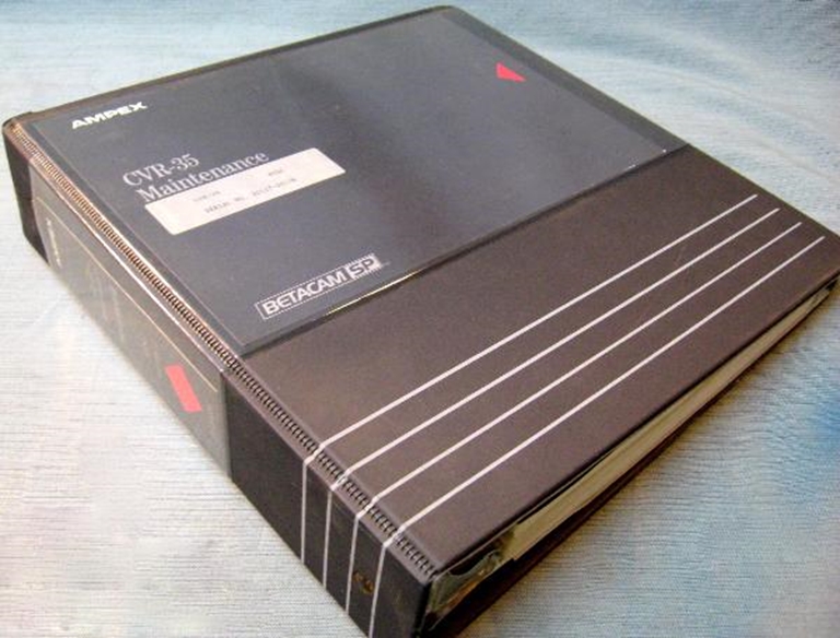 Picture of Ampex CVR-35 Maintenance Manual Volume 1