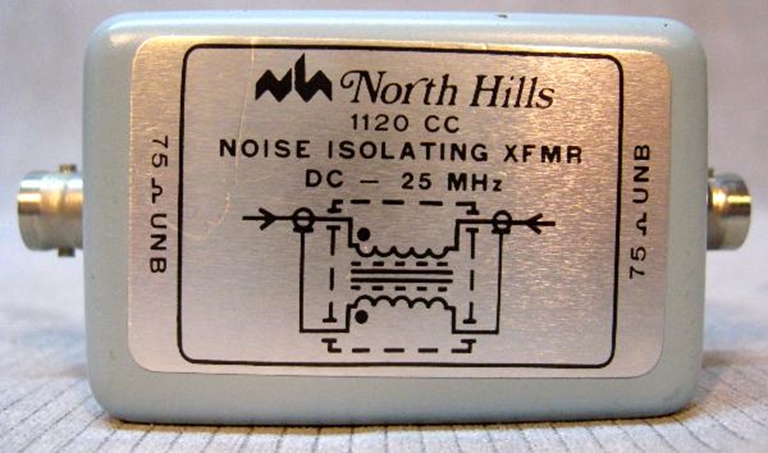 Picture of North Hills Electronics 1120CC, Inc. Noise Isolation Transformer