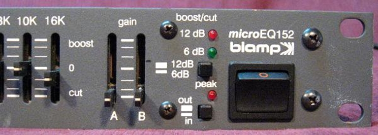 Picture of Biamp MicroEQ 152, Stereo Graphic EQ