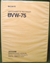 Picture of Sony BVW-75 Volume 1 2nd Edition (Revised 3)