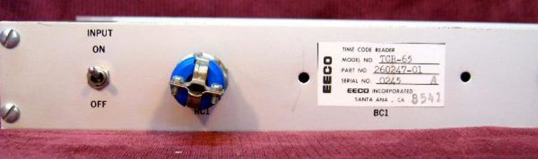 Picture of EECO TCR-65 Eeconoline Time Code Reader