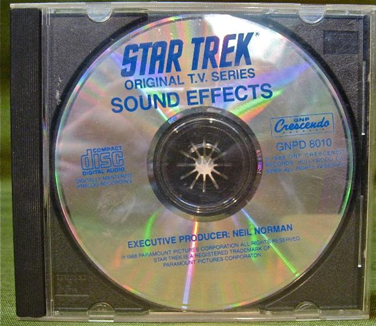 Picture of Sound Effects CDs (3): Star Trek, Wolves, All Purpose EFX 