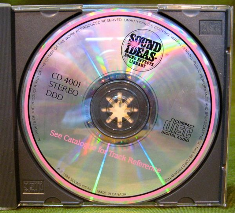 Picture of Sound Ideas Sound Effects Library 4000 Series CDs