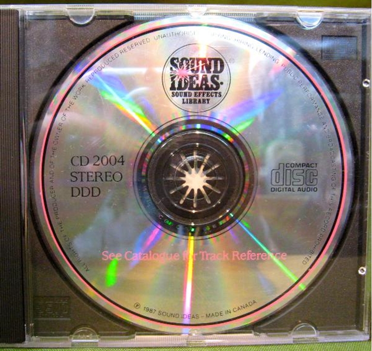 Picture of Sound Ideas Sound Effects Library 2000 Series CDs