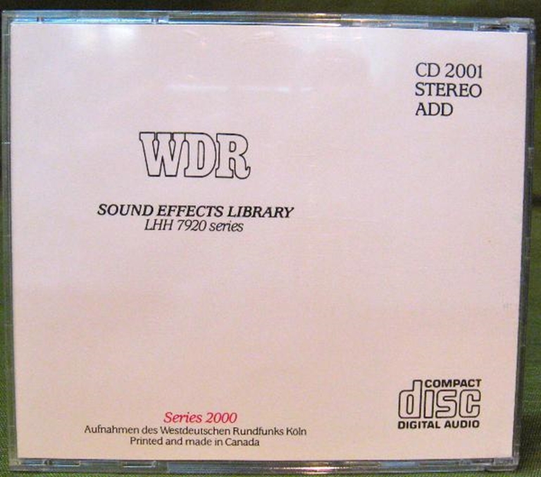 Picture of Sound Ideas Sound Effects Library 2000 Series CDs
