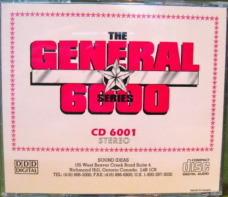 Picture of Sound Ideas Sound Effects Library The General 6000 Series CDs
