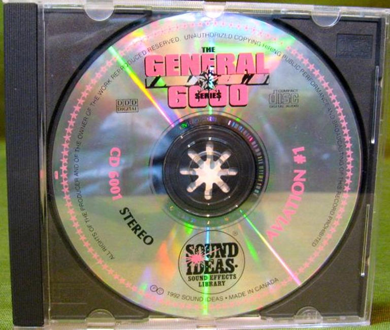 Picture of Sound Ideas Sound Effects Library The General 6000 Series CDs