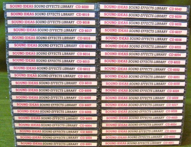 Picture of Sound Ideas Sound Effects Library The General 6000 Series CDs