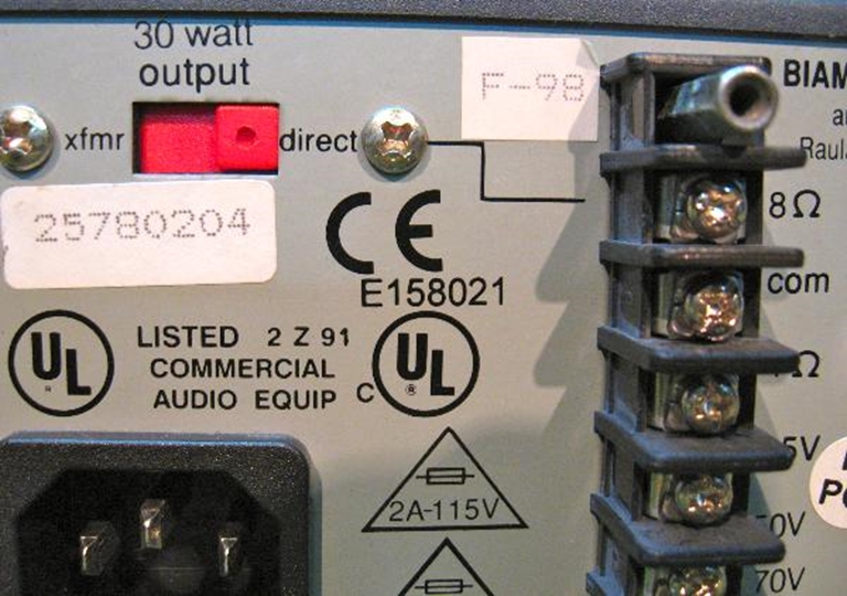 Picture of Biamp Precedence CMA30 Mixer Amplifier