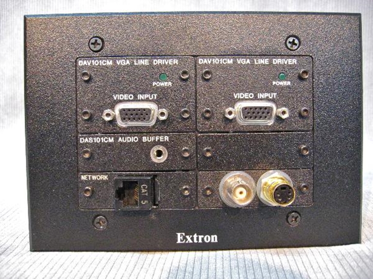 Picture of Extron DAV DAS MAAP  Modules with Wall plate