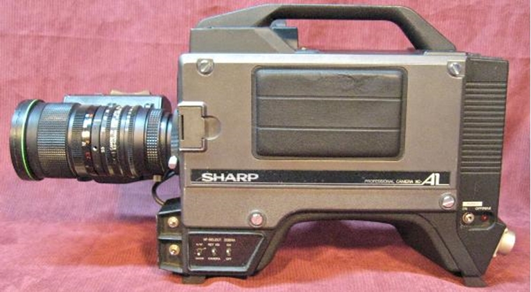 Picture of Sharp XC-A1 3 Tube Camera w Canon J15x9.5, for Parts.