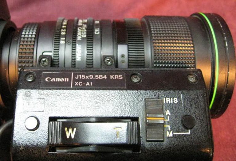 Picture of Sharp XC-A1 3 Tube Camera w Canon J15x9.5, for Parts.