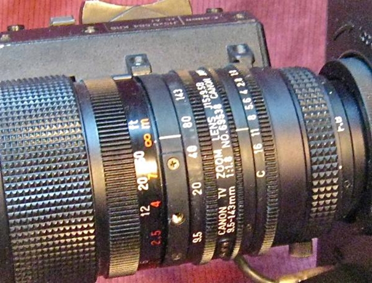 Picture of Sharp XC-A1 3 Tube Camera w Canon J15x9.5, for Parts.