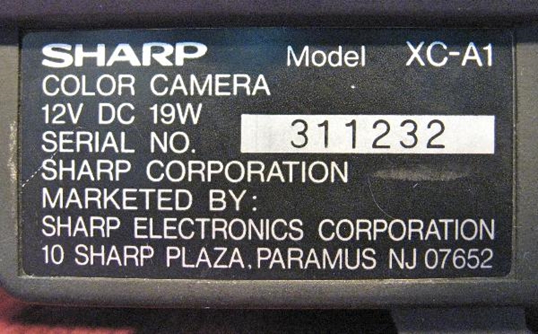 Picture of Sharp XC-A1 3 Tube Camera w Canon J15x9.5, for Parts.