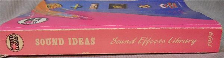 Picture of Sound Ideas Sound Effects 1999 Full Track Listing Catalog