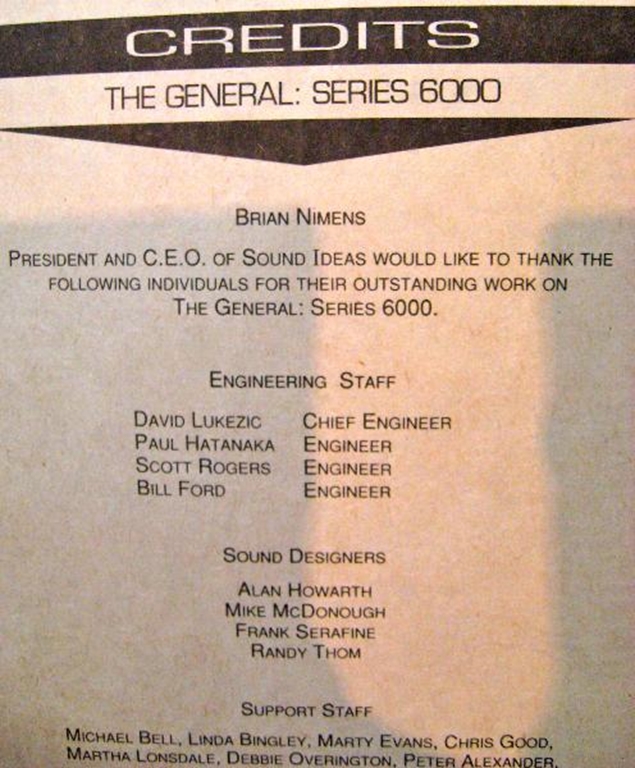 Picture of Sound Ideas Multi Series Track Listings 