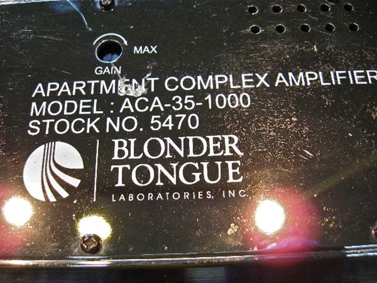 Picture of Blonder Tongue ACA-35-1000 RF Amplifier