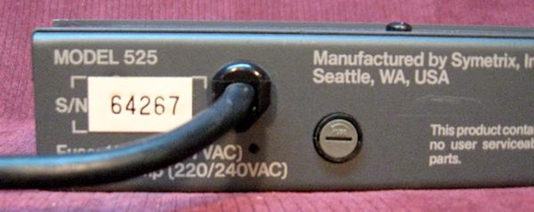 Picture of Symetrix 525 Compressor/Limiter