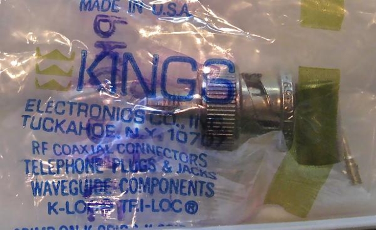 Picture of Kings KC 59-482 Male BNC Plugs