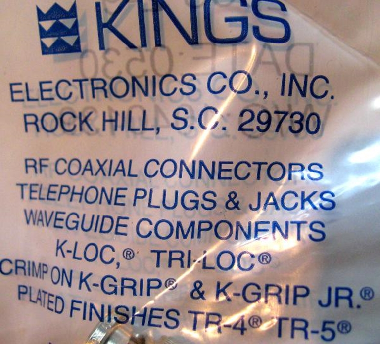 Picture of Kings KC 2065-2-9 Male BNC Plugs