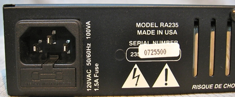 Picture of Rolls RA235 Power Amplifier