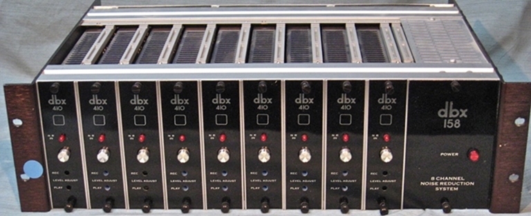 Picture of DBX 158 Frame, with 410 Noise Reduction Cards