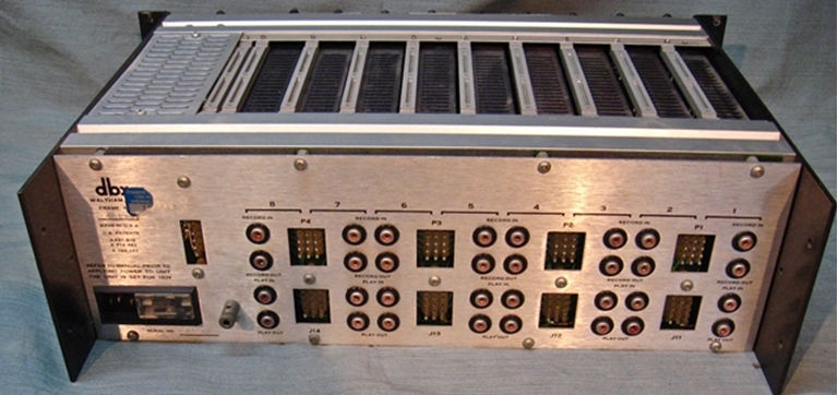 Picture of DBX 158 Frame, with 410 Noise Reduction Cards