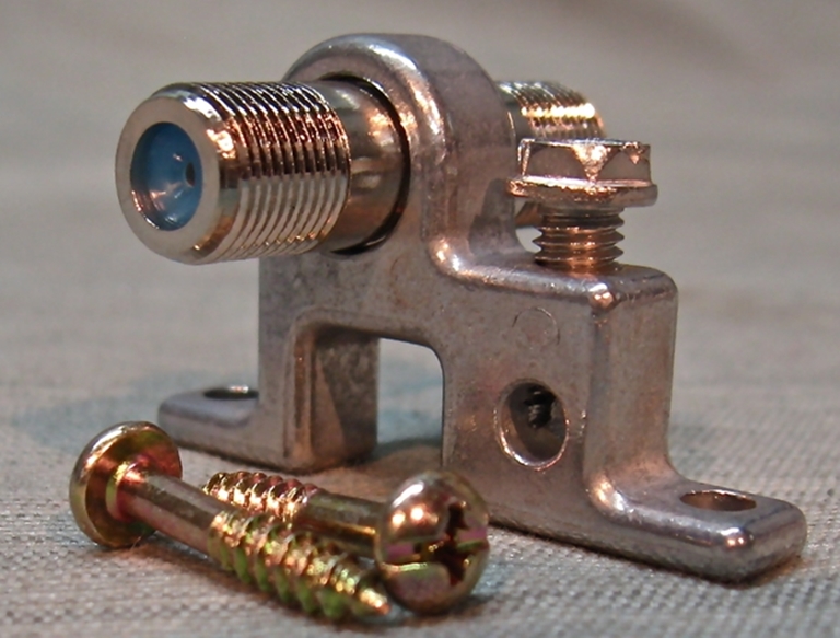Picture of Satellite and Cable TV Grounding blocks 