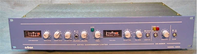 Picture of Orban 422A MONO Limiter/DeEsser sn1446660.