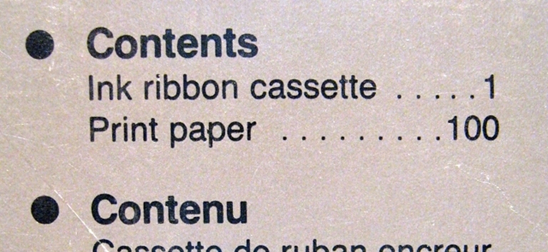 Picture of Sony Mavigraph B&W Printing Pack, NOS